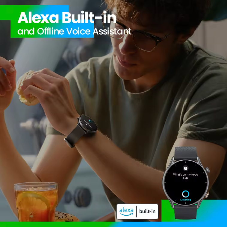 Smartwatch: GPS, Alexa, 150+ Sports Modes