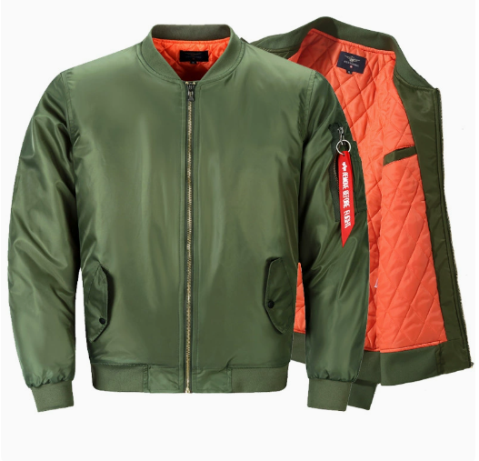Stand Collar Baseball Jacket, Pilot Jacket, Air Force Uniform