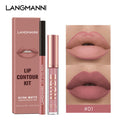 Langmanni Lip Gloss & Liner Set - 2 Pieces