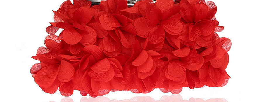 Handcrafted Floral Evening Clutch and Fashion Bag