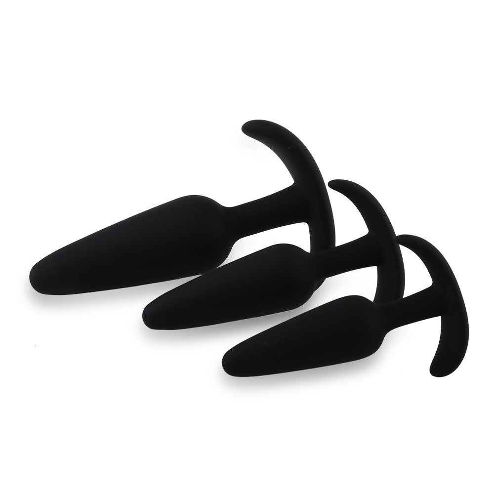 Silicone Anal Plug for Adults - Couples' Pleasure Toy