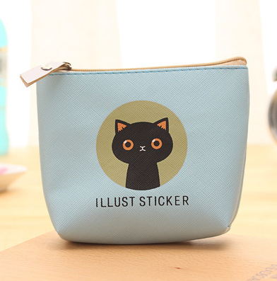 PU Clutch Wallet, Coin Purse, Hard Coin Bag