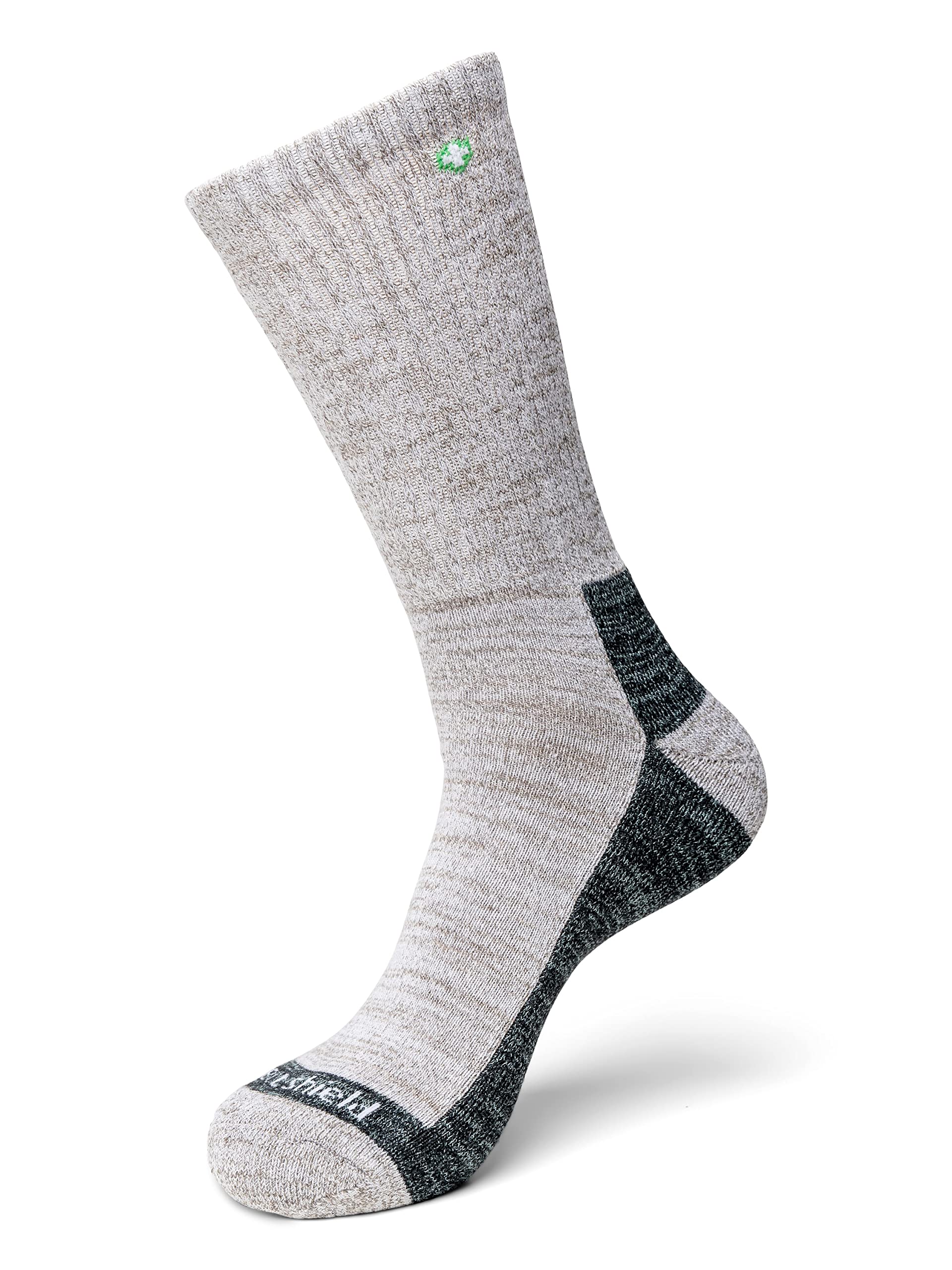Insect Shield Midweight Hiking Socks With Permethrin Bug Repellant - Protective Clothing for Men & Women Khaki Medium