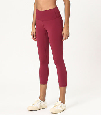 Yoga Capris, Soft Fitness Leggings, Bare Feel Yoga Pants