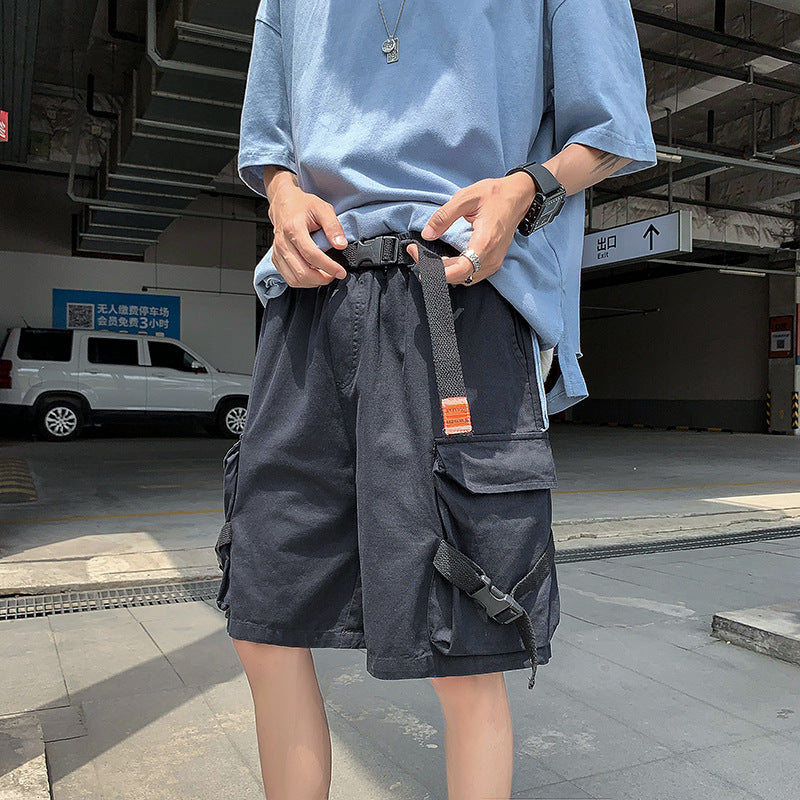 Men's Casual Loose Five-Point Workwear Shorts