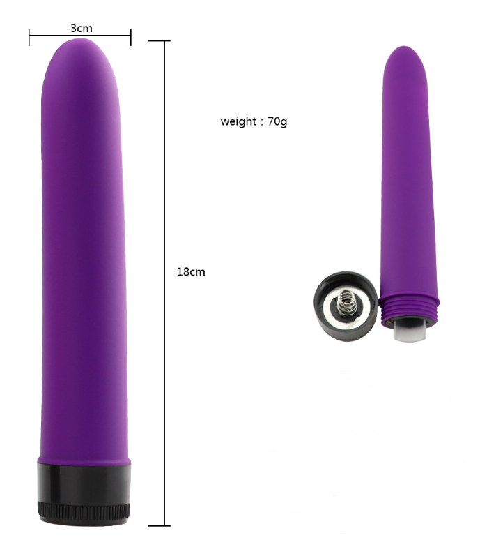 7-Inch Plated Vibrating Stick for Women