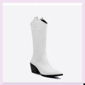 New Women's Pointed Toe Chunky Heel Knee High Boots