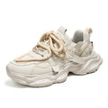 GSIGUL Mens Running Shoes Tennis Walking Shoes Athletic Gym Casual Shoes Fashion Sneakers for Men Beige Size 9