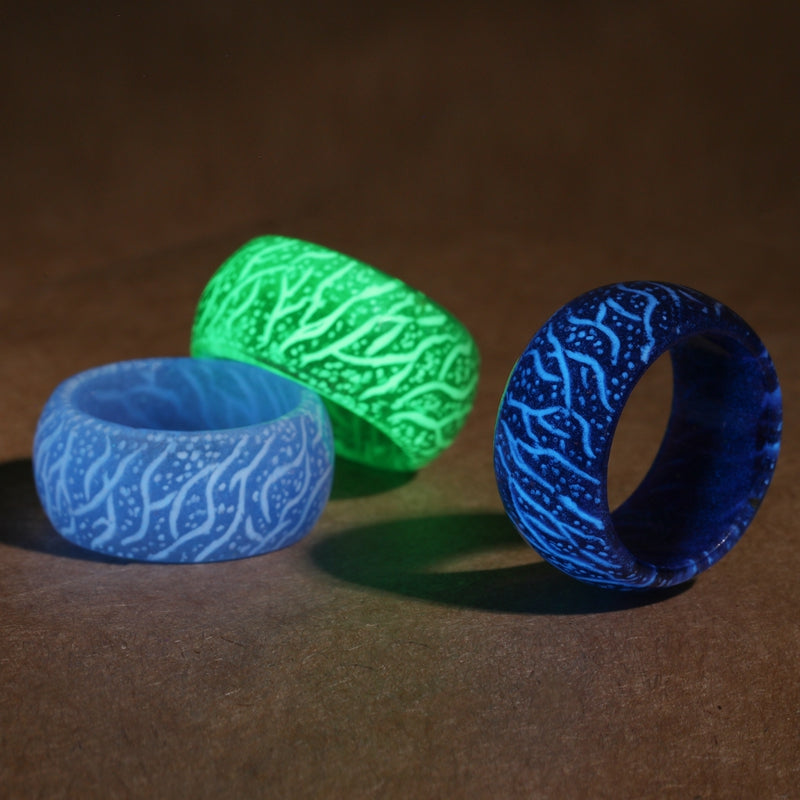 New Magic Forest Glow-in-the-Dark Crackle Ring