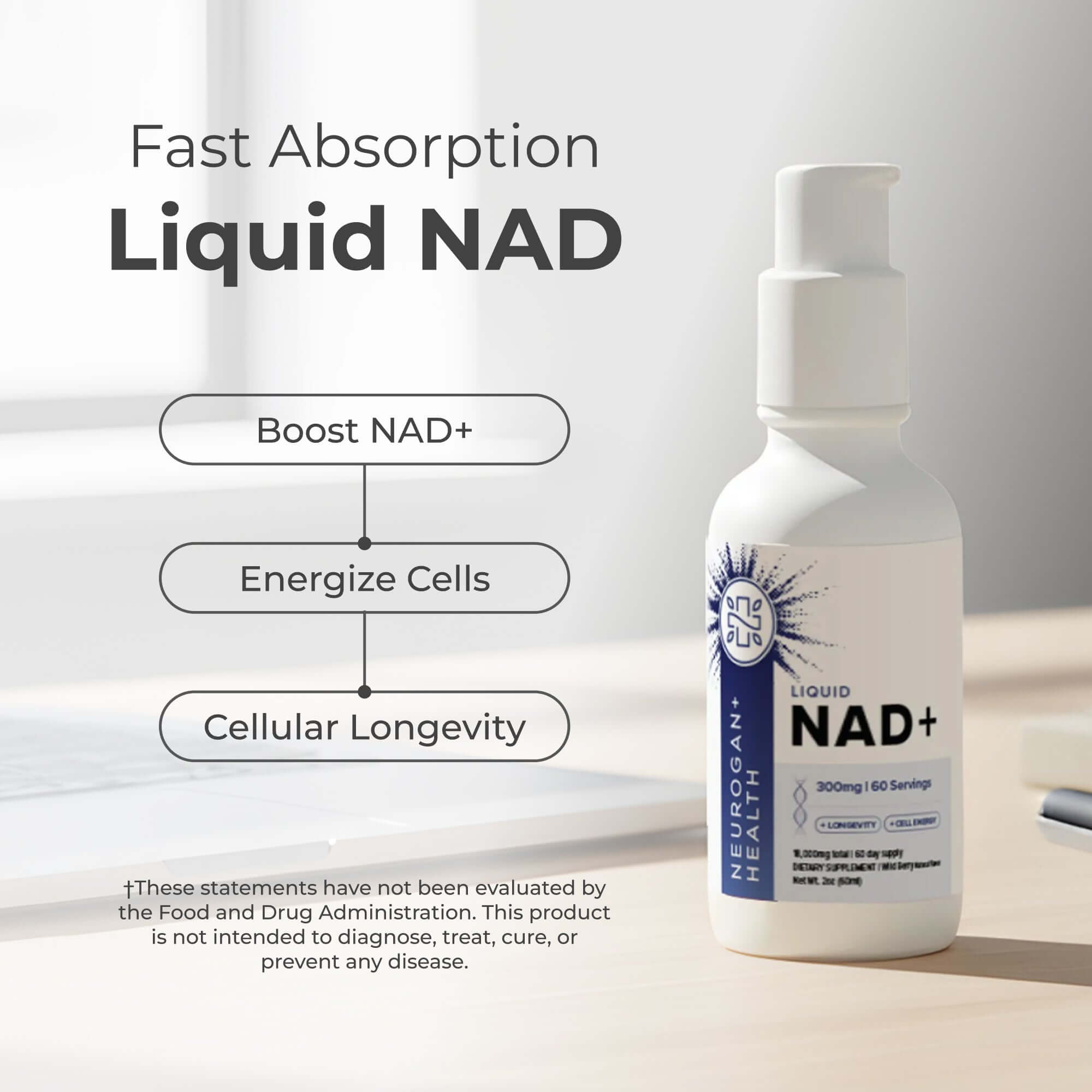NAD+ Liquid Drops
