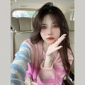 Lazy Style Loose Openwork Long-Sleeved Sweater Jacket