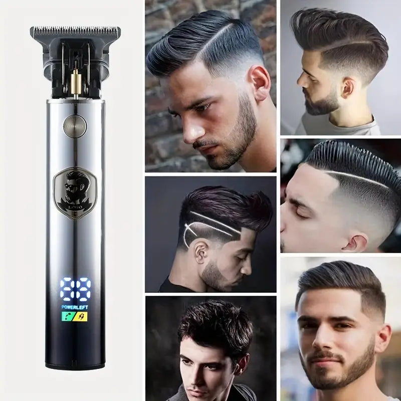 Cordless Hair Clippers and Trimmer Kit for Men