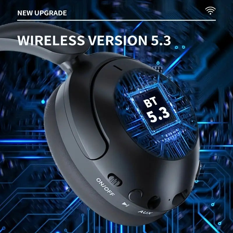 Wireless V5.3 Gaming Headset with HiFi Stereo Sound