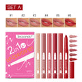 Two-in-One Lip Liner and Lipstick for Easy Application