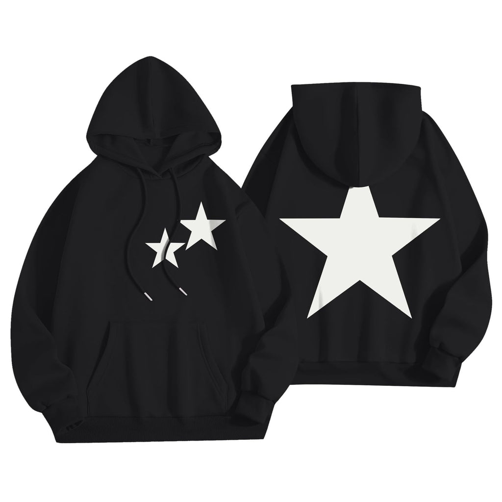 Palm Puff Hoodie Cute Tops for Women Y2k Hoodie Things for Teen Girls Hoodies for Teen Girls Back To School Clothes for Teen Girls Fall Clothes Preppy Clothes Y2k Hoodies Black 3XL