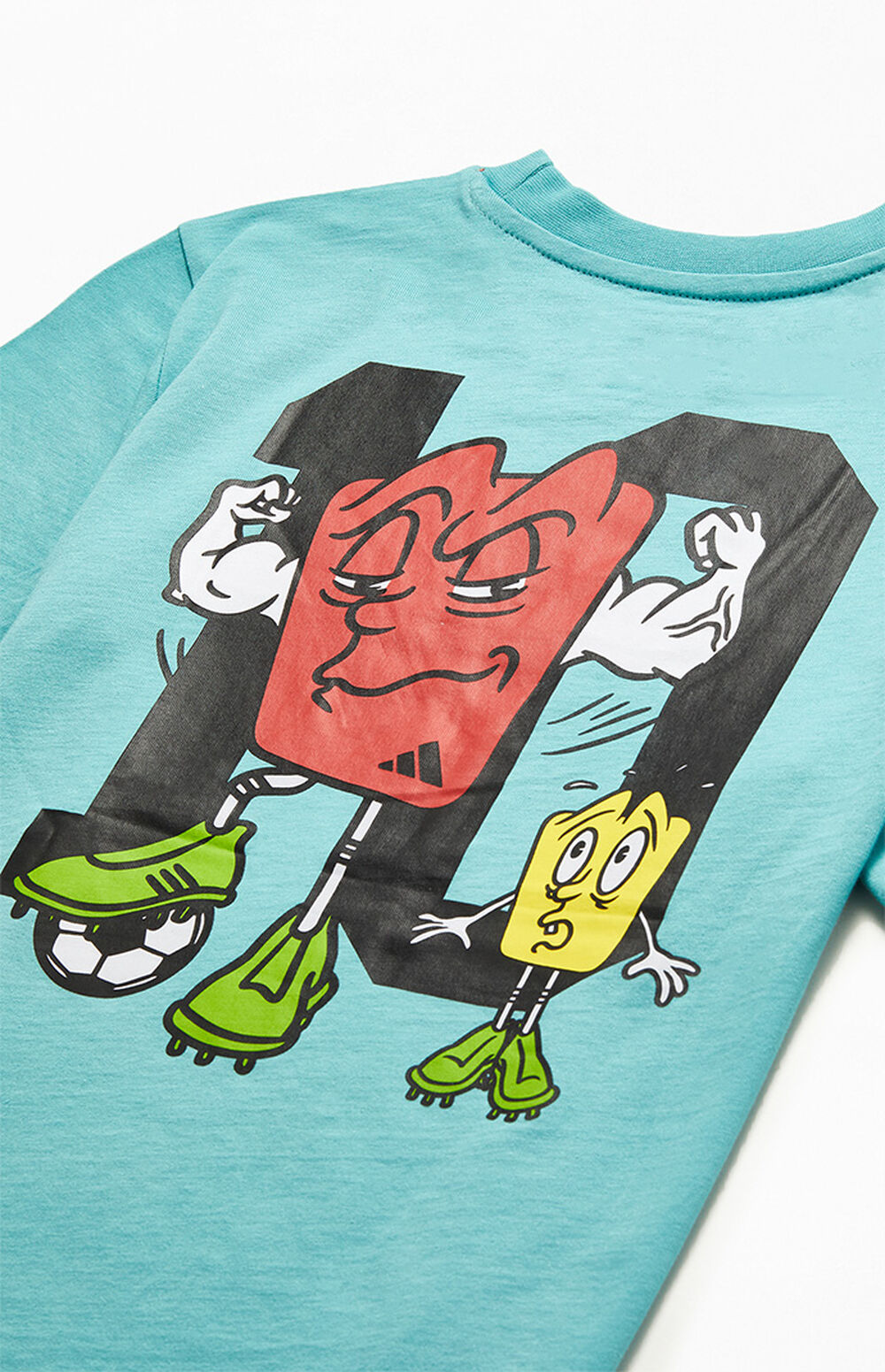 Adidas Big Boys Mascot Number Graphic T-Shirt