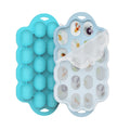 Silicone Baby Food Freezer Tray 2 Pack Small Ice Cube Trays with Lid for Baby Fruit Food FeederNibble Freezer Tray for Breastmilk Popsicle Mold and Baby Food Storage Container BPA-Free