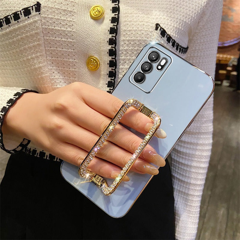 OPPO Mobile Phone Case with 3D Electroplating Bracket