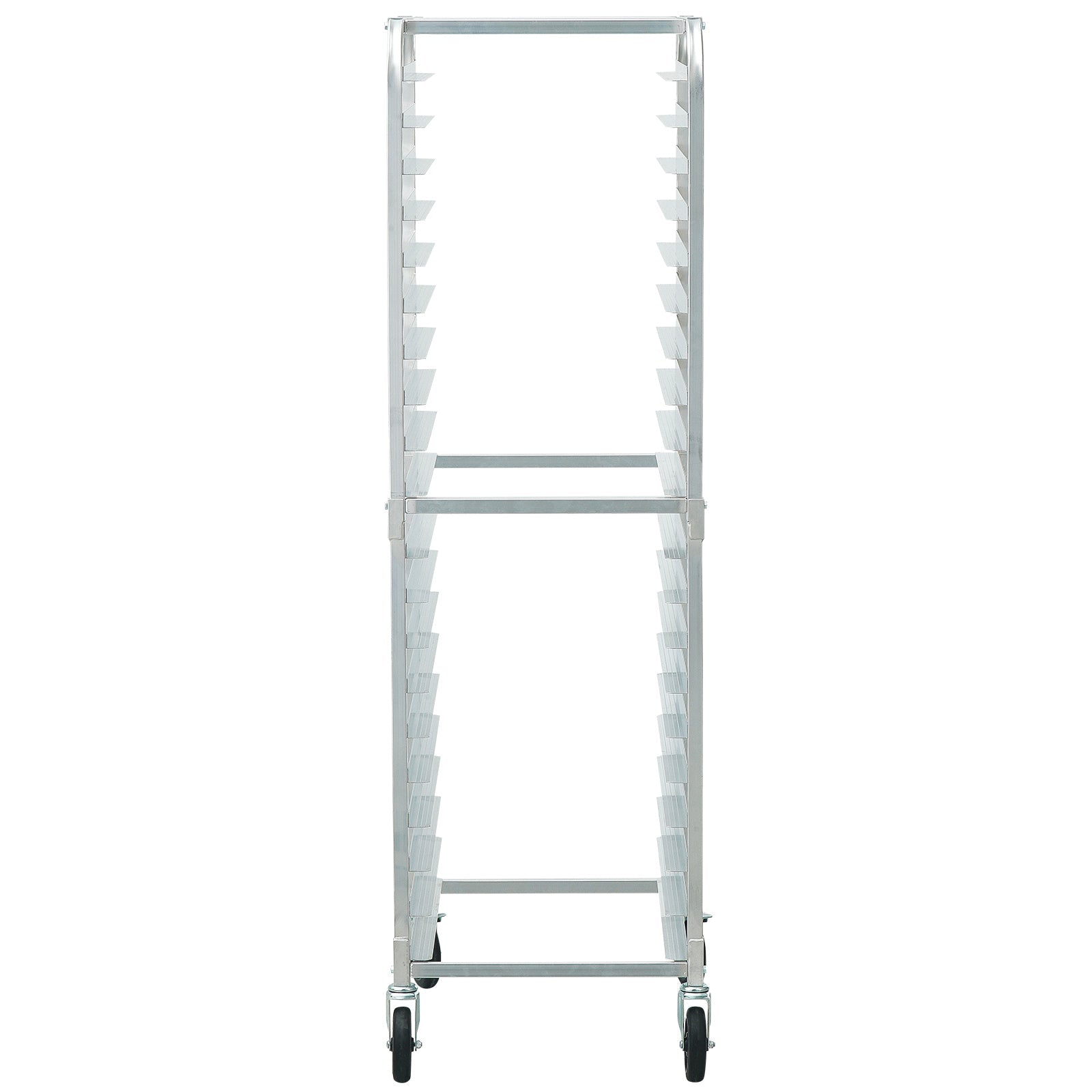 Bun Pan Rack, 20-Tier Commercial Bakery Racks with Brake Wheels, Aluminum Racking Trolley Storage for Half & Full Sheet, Speed Rack For Kitchen Home, Bread Baking Equipment, 26'L x 20.4'W x 70'H