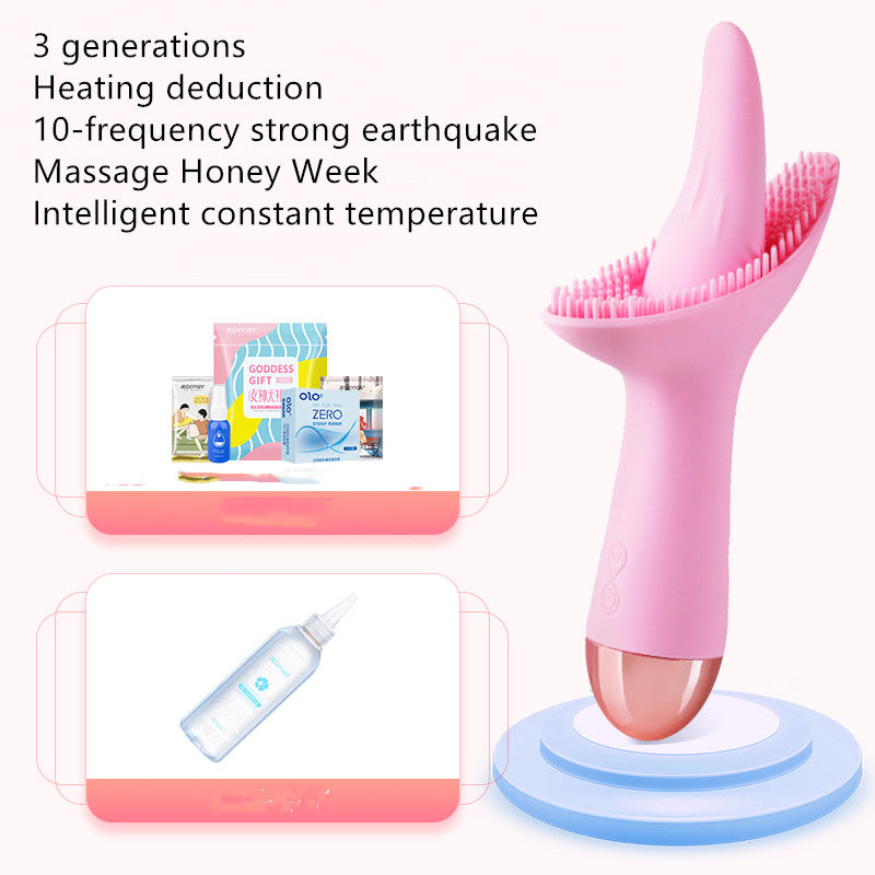 Vibrating Tongue Sucker for Women's Pleasure Device