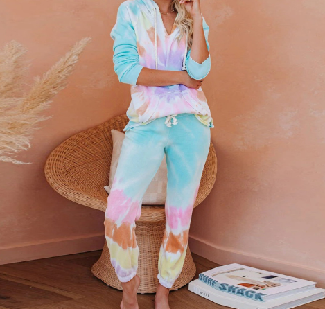 Women's Summer Two-Piece Loungewear Set (Long Sleeve)