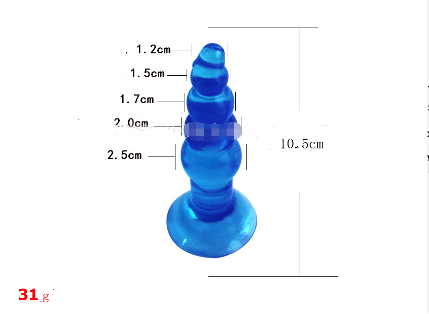 Anal Plug with Beads for Pleasure