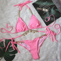 2021 New Women's Sexy Bikini with Crystal Accessories