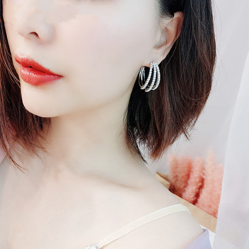 Korean Style Silver Stud Earrings for Women (2020 New)