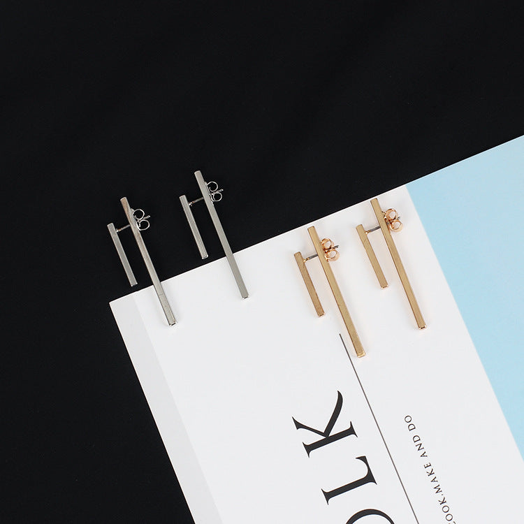 Creative Minimalist Double Line Earrings