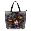 African American Tote Bags for Women Black Girl Magic Bags Black Shoulder For Work Gym Shopping Beach