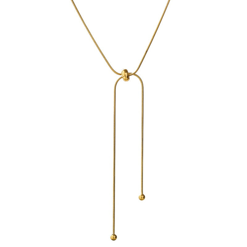 Women's Luxury Pullable Collarbone Necklace for Daily Wear