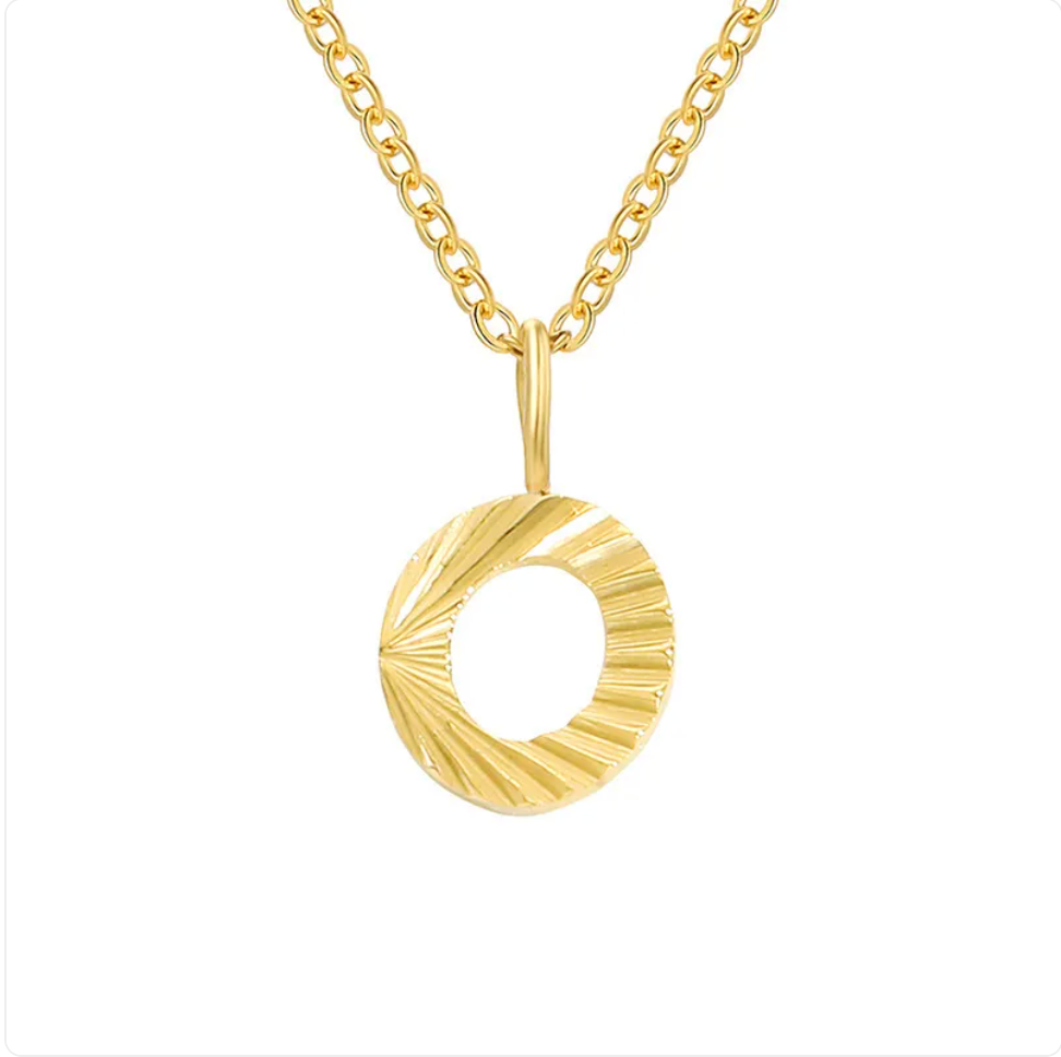 Alphabet Pendant Necklace – 26 Letters Clavicle Chain