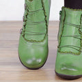 2020 New Plus Size High Heel Women's Ankle Boots
