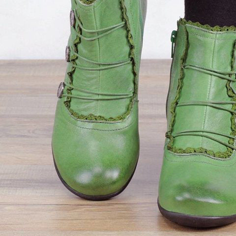 2020 New Plus Size High Heel Women's Ankle Boots