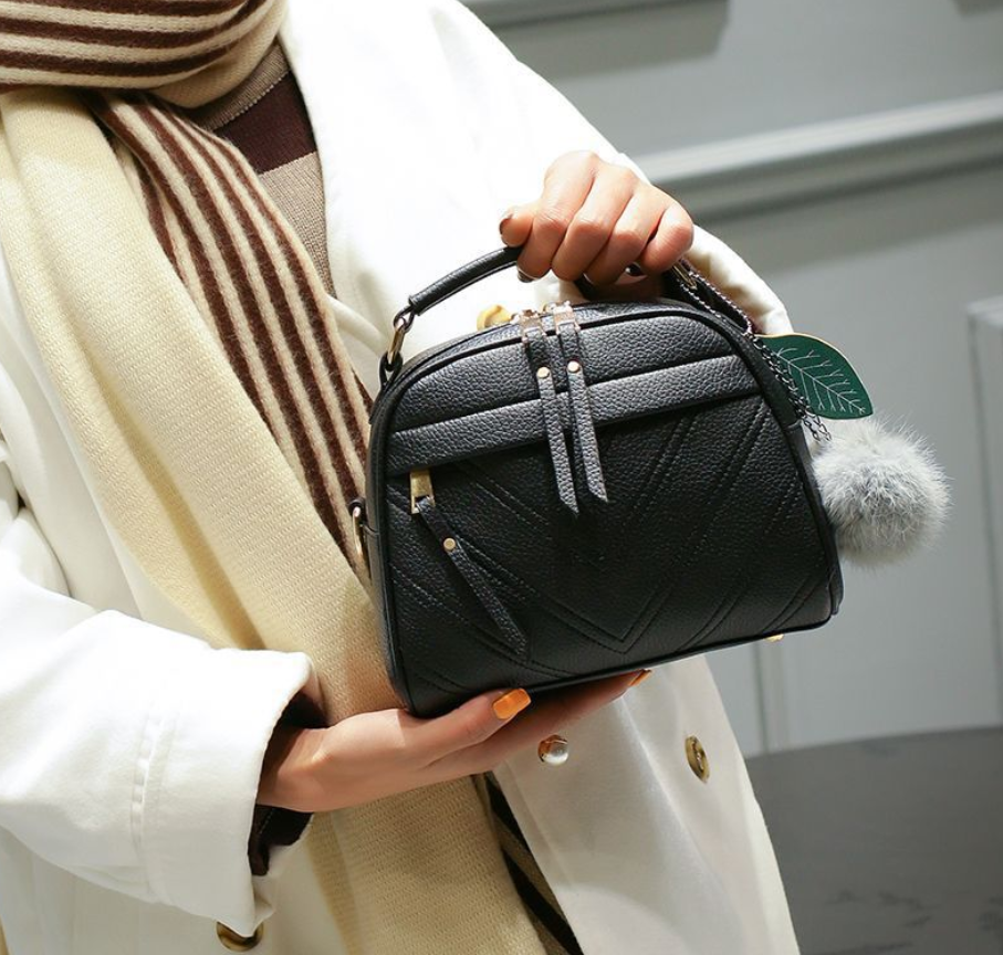 Puffy Ball Handbag, Shoulder Bag, Crossbody Bag