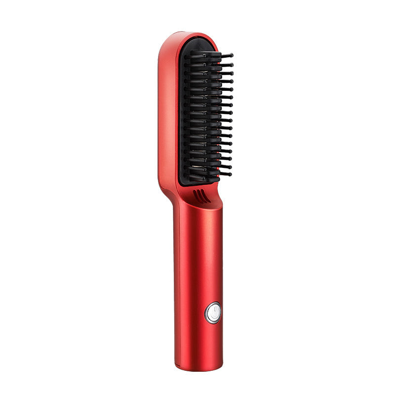 Wireless Ceramic Hair Straightener and Curler Comb