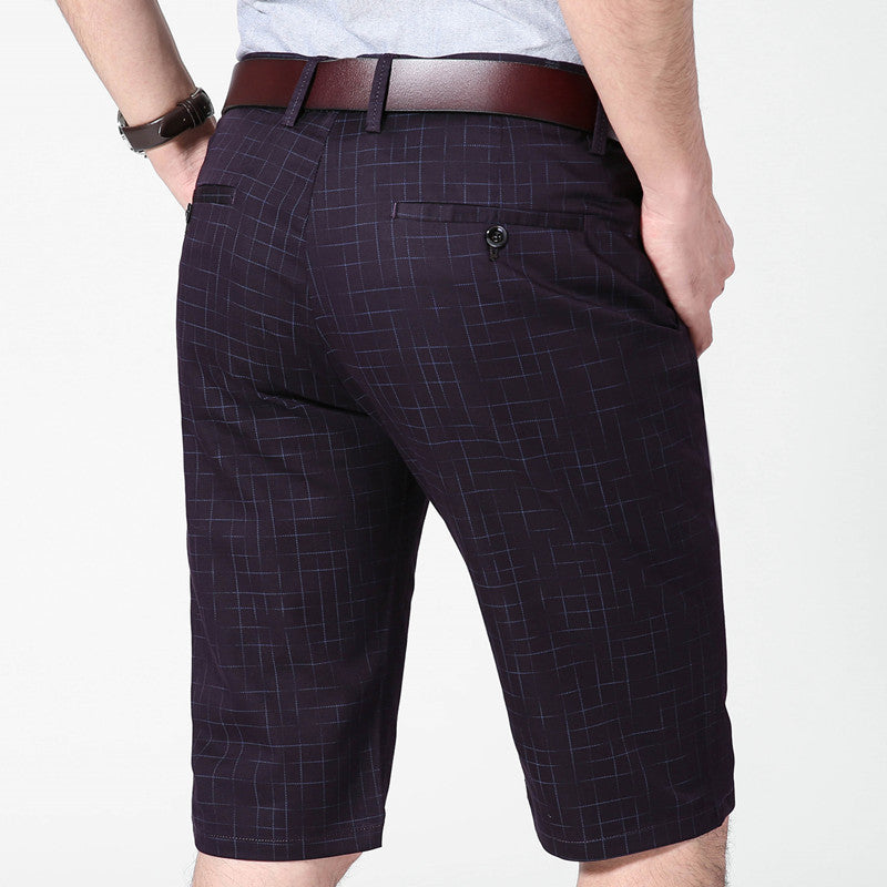 Men's Casual Summer Loose Straight Suit Shorts