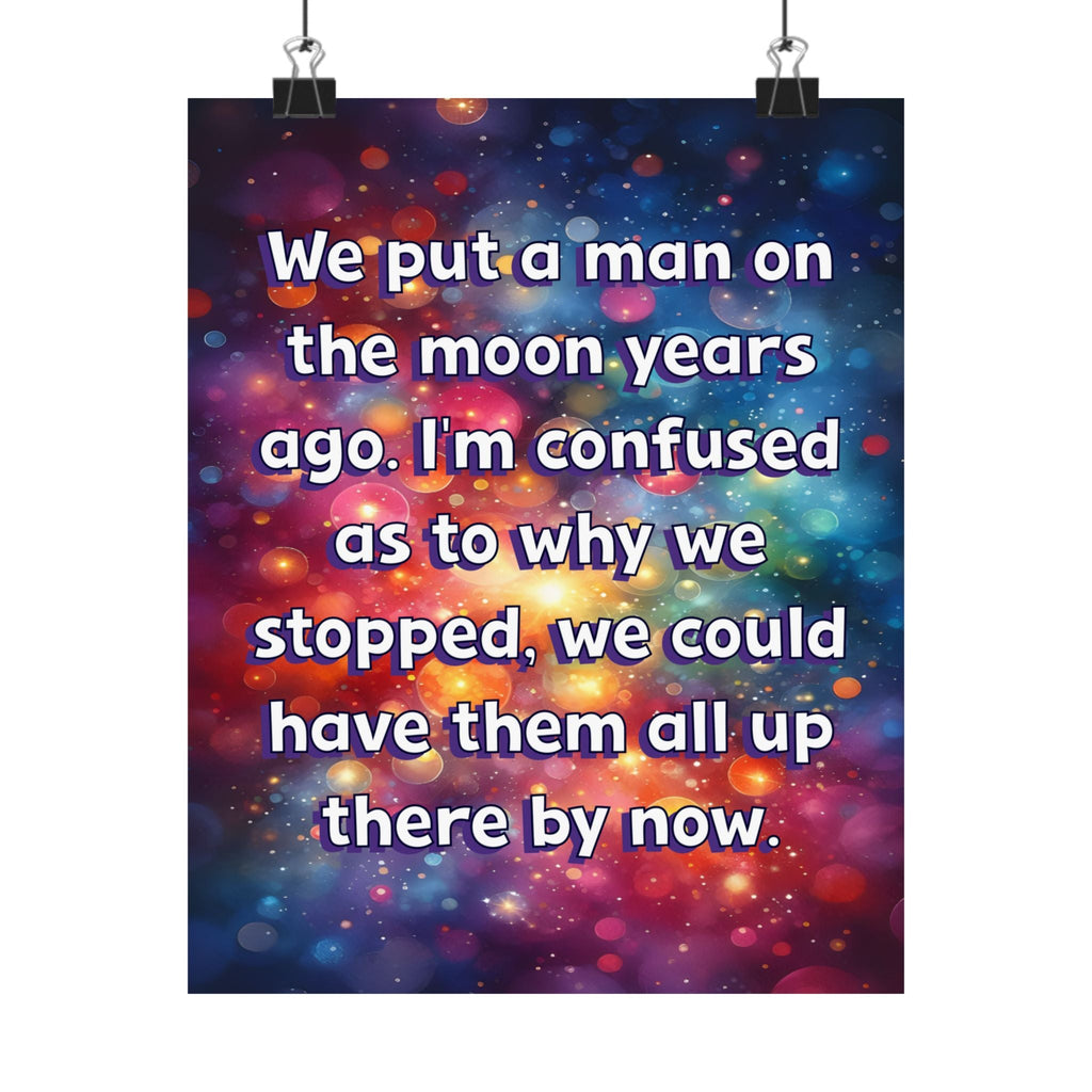Bespattered Facade "Man on the Moon" Giclée Archival Matte Paper Prints