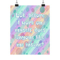 Bespattered Facade "Self Improvement" Pastel Rainbow Giclée Archival Matte Paper Prints