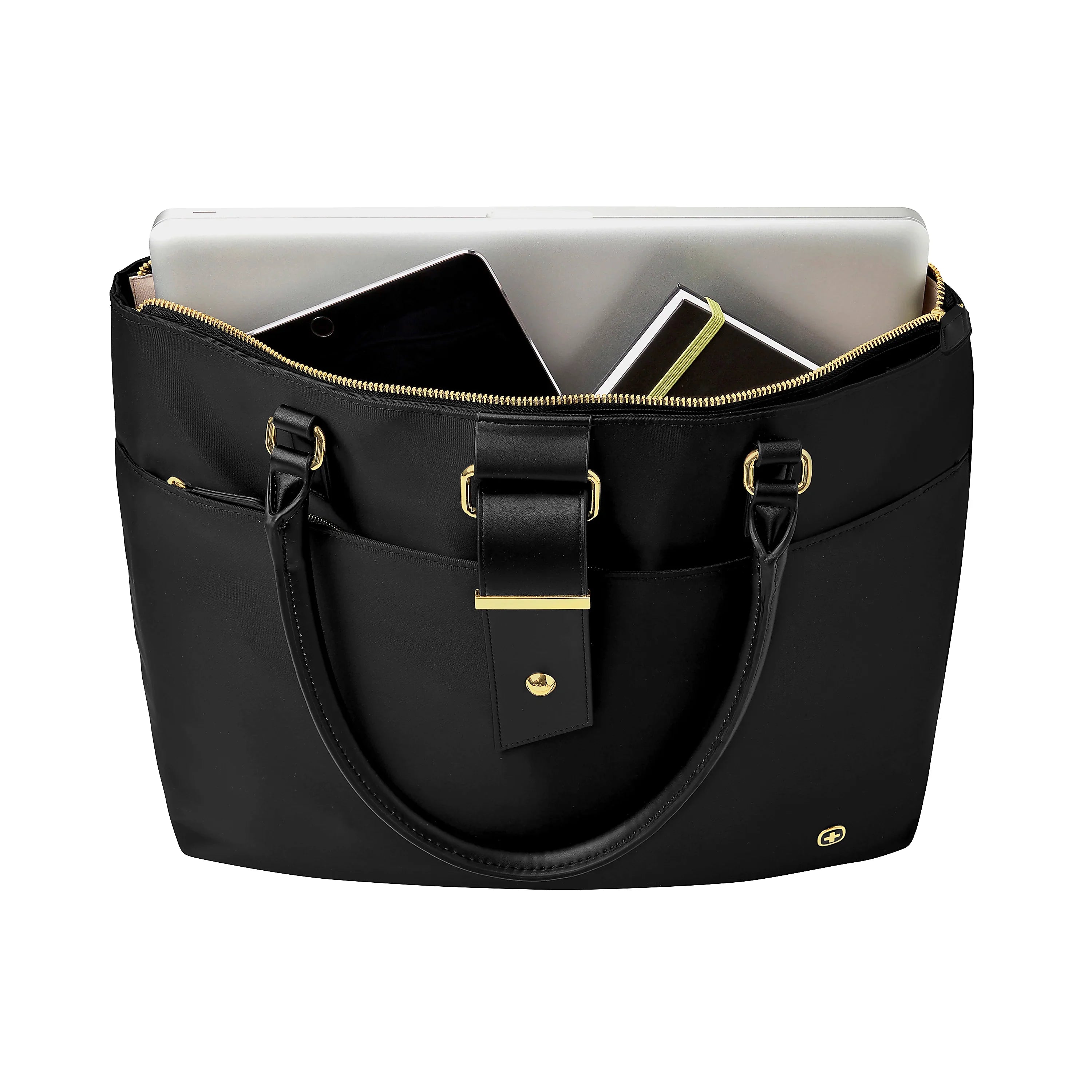 Wenger Ana Laptop Tote, Black Nylon (600772)