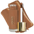LAURA GELLER NEW YORK Double Take Liquid Foundation | Medium to Full Coverage Natural Matte Finish Deep