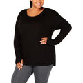 Ideology Womens Fitness Workout Pullover Top, Size 1X