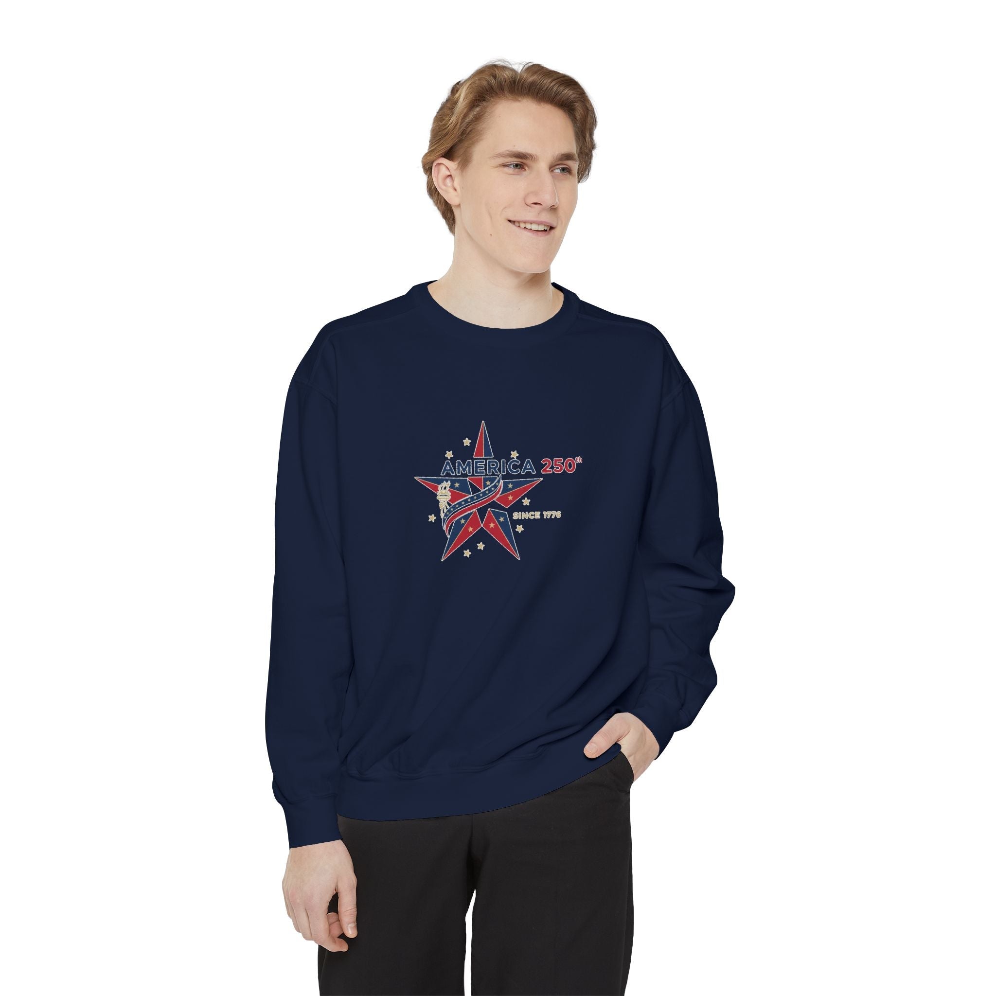 America Star 250 -  Happy Birthday USA Sweatshirt