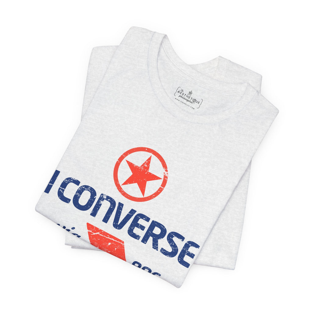 I Converse Via AAC - Unisex Jersey Short Sleeve Tee