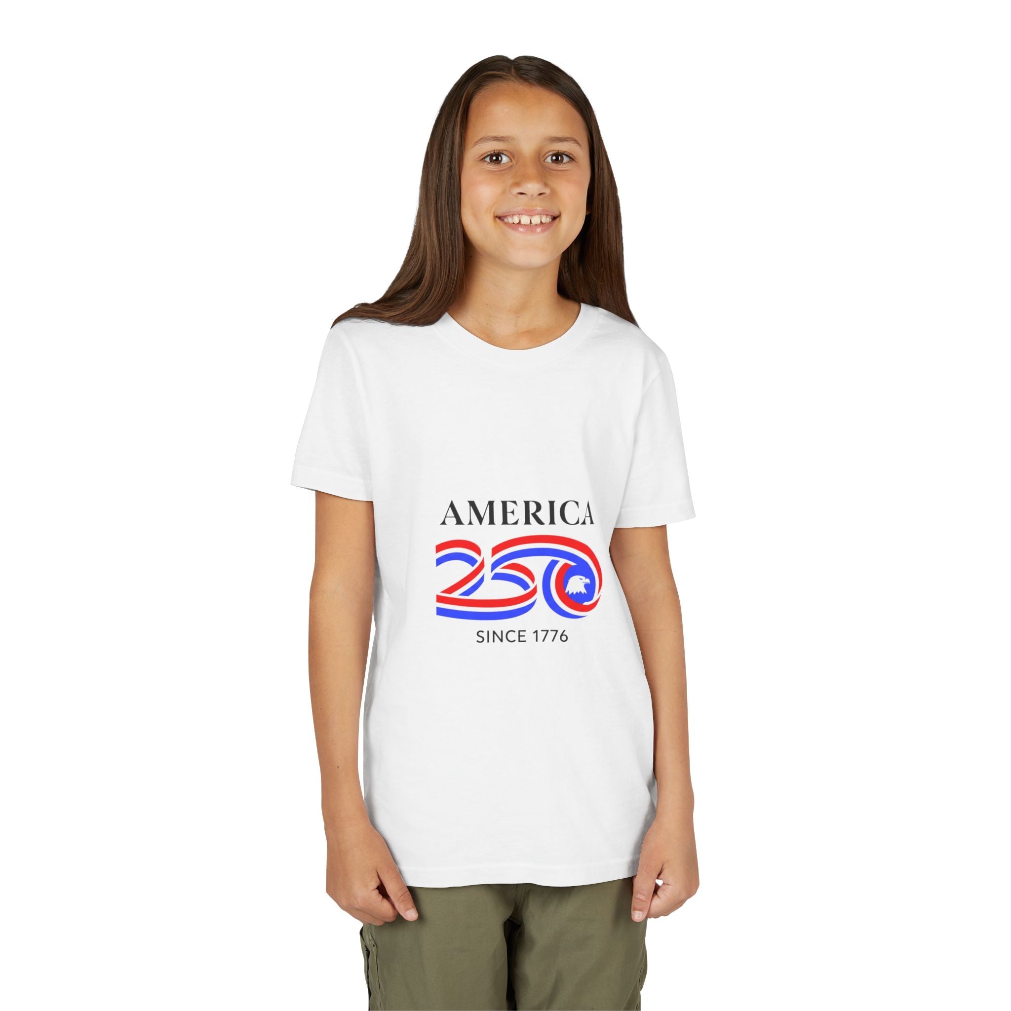 Youth Tee - "America 250 Since 1776" Patriotic 250th Anniversary Kids T-Shirt