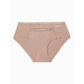 Calvin Klein Invisibles Mesh-Trim Hipster Panties  Brown  X-Large
