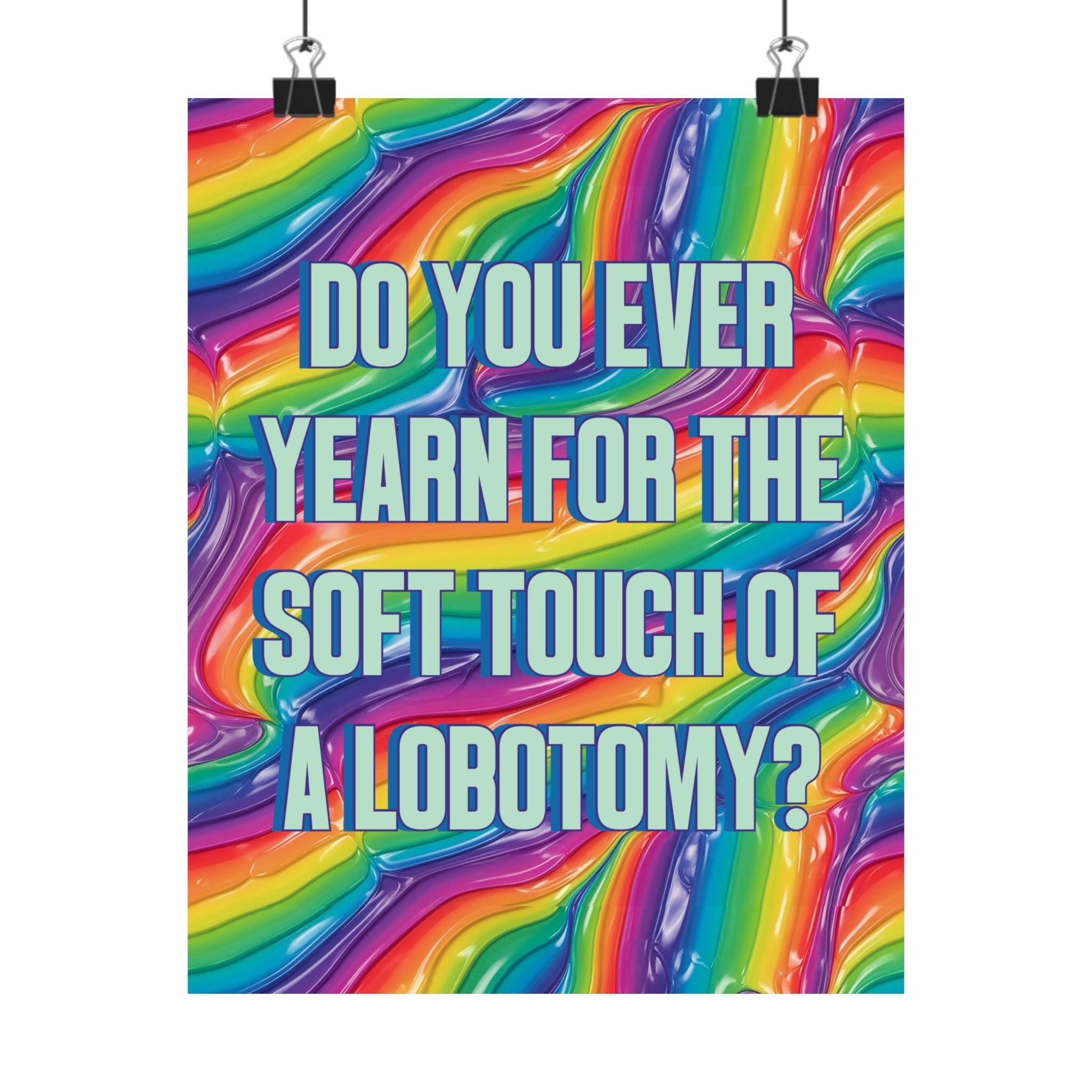 Bespattered Facade "Lobotomy" Rainbow Giclée Archival Matte Paper Prints