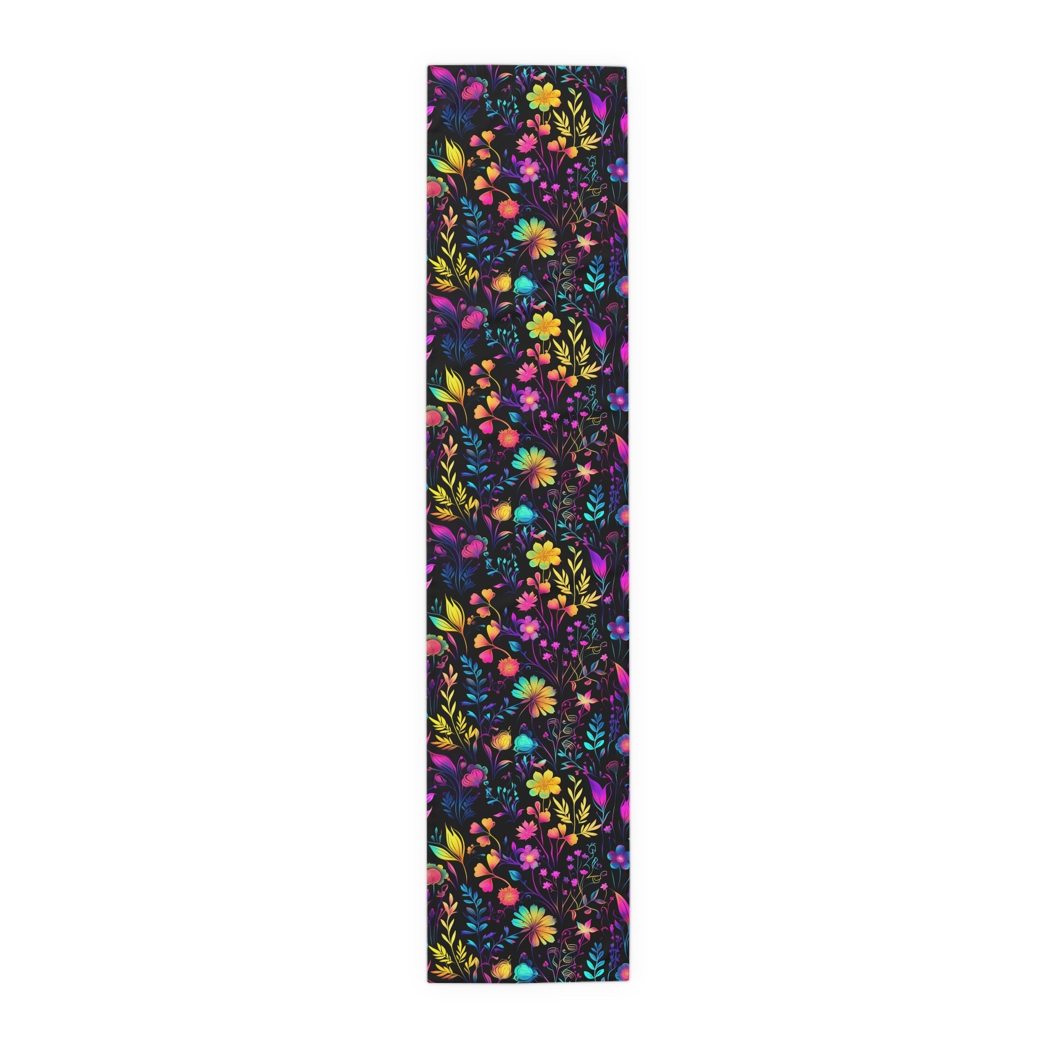 Bespattered Facade Neon Flowers Table Runner (2 sizes)