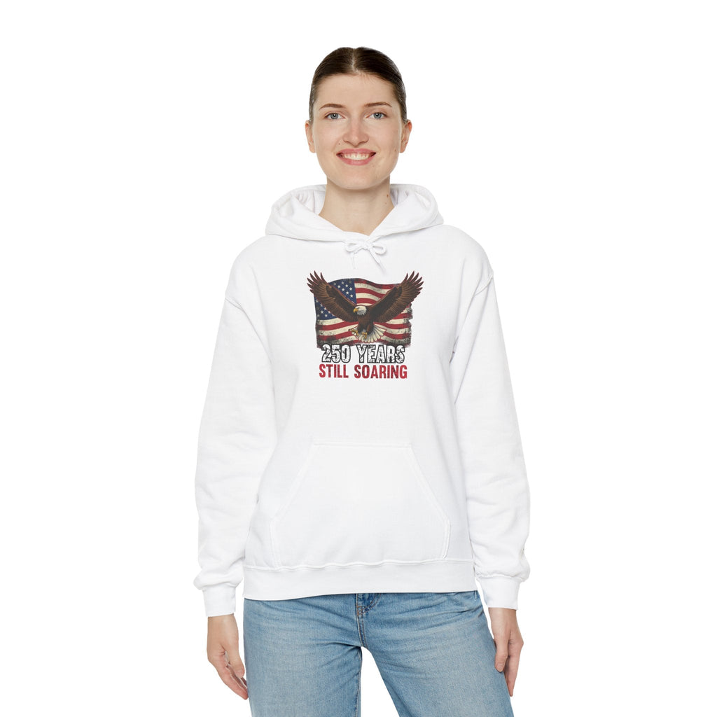America 250 – Still Soaring Patriotic Eagle Hoodie