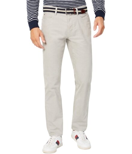 Tommy Hilfiger Mens Custom Fit Casual Corduroy Pants